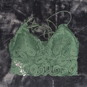 Dark Green Victoria Secret Bralette